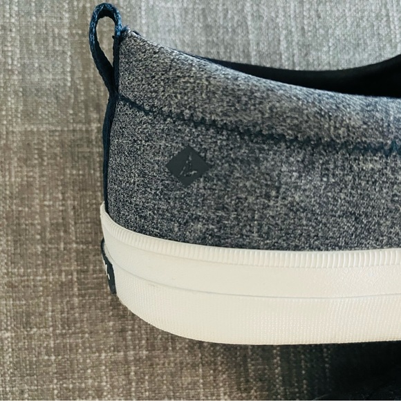 Sperry Crest Navy Dark Blue Sparkle Vibe Sneaker Womens 12 Y2K RARE - Picture 11 of 13